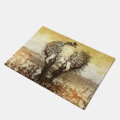 Elephant Tree Abstract Deurmat (Schuin)