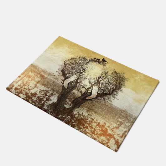 Elephant Tree Abstract Deurmat (Schuin)