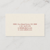 Elephant Tree of life Visitekaartje (Achterkant)