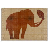 Elephant Tribal Art Design Cutting Boards Snijplank (Voorkant)