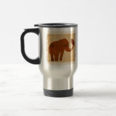 Elephant Tribal Art Design Travel Mug Reisbeker (Links)