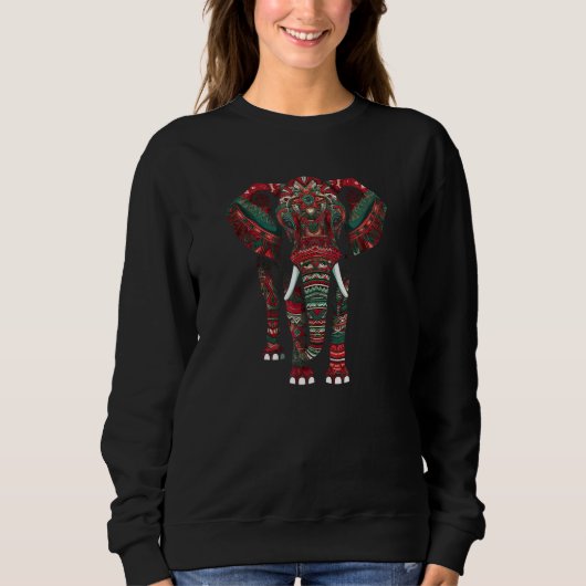 Elephant Tribal  Indian Elephant Mandala Tribal Ar Trui (Voorkant)