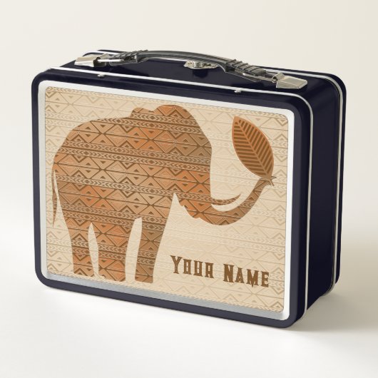 Elephant Tribal Kunstontwerp (Achterkant)