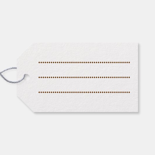 Elephant Tribal Kunstontwerp Cadeaulabel (Achterkant Horizontaal)