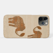 Elephant Tribal Kunstontwerp Case-Mate iPhone Case (Achterkant (horizontaal))