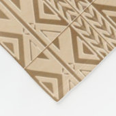 Elephant Tribal Kunstontwerp Fleece Deken (Hoek)