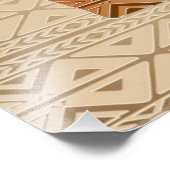 Elephant Tribal Kunstontwerp Foto Afdruk (Hoek)