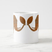 Elephant Tribal Kunstontwerp Grote Koffiekop (Voorkant)