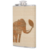 Elephant Tribal Kunstontwerp Heupfles (Links)