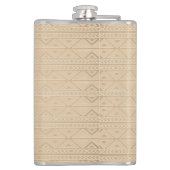 Elephant Tribal Kunstontwerp Heupfles (Achterkant)