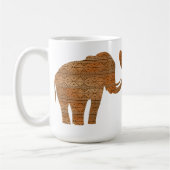 Elephant Tribal Kunstontwerp Koffiemok (Links)
