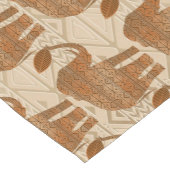 Elephant Tribal Kunstontwerp Korte Tafelloper (Hoek)