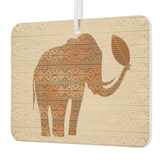 Elephant Tribal Kunstontwerp Luchtverfrisser (Links)