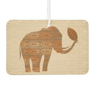 Elephant Tribal Kunstontwerp Luchtverfrisser