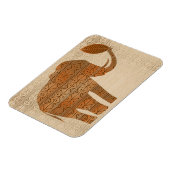 Elephant Tribal Kunstontwerp Magneet (Linkerzijde)