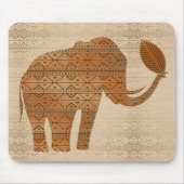 Elephant Tribal Kunstontwerp Muismat (Voorkant)