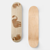 Elephant Tribal Kunstontwerp Persoonlijk Skateboard (Voorkant)