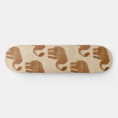 Elephant Tribal Kunstontwerp Persoonlijk Skateboard (Horizontaal)