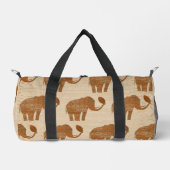 Elephant Tribal Kunstontwerp Plunjezak (Voorkant)