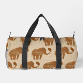 Elephant Tribal Kunstontwerp Plunjezak (Achterkant)