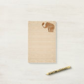 Elephant Tribal Kunstontwerp Post-it® Notes (Op bureau)