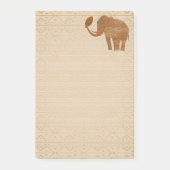 Elephant Tribal Kunstontwerp Post-it® Notes (Voorkant)