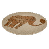 Elephant Tribal Kunstontwerp Snijplank (Hoek)