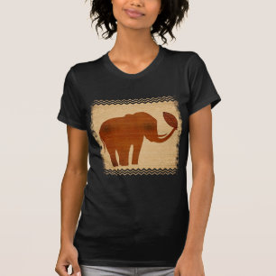 Elephant Tribal Kunstontwerp T-shirt