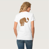 Elephant Tribal Kunstontwerp T-shirt (Achterkant volledig)
