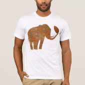 Elephant Tribal Kunstontwerp T-shirt (Voorkant)