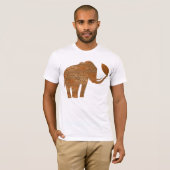 Elephant Tribal Kunstontwerp T-shirt (Voorkant volledig)