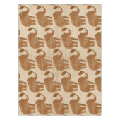 Elephant Tribal Kunstontwerp Tafelkleed (Voorkant)