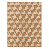 Elephant Tribal Kunstontwerp Tafelkleed (Voorkant)