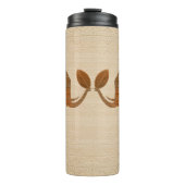 Elephant Tribal Kunstontwerp Thermosbeker (Voorkant)