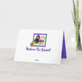 Elephant "Trick or Treating" op Schattigee Hallowe Kaart (Achterkant)