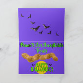 Elephant "Trick or Treating" op Schattigee Hallowe Kaart (Binnen)