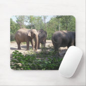 Elephant Trio Mousepad Muismat (Met muis)