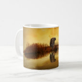 Elephant Trio Wildlife Coffee Mok (Voorkant links)