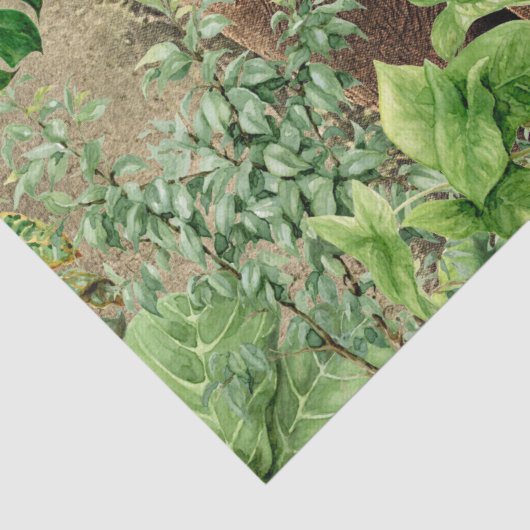 Elephant Tropical Palm Tissuepapier (Detail)