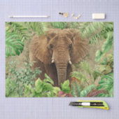 Elephant Tropical Palm Tissuepapier (Craft)