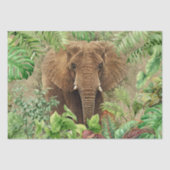 Elephant Tropical Palm Tissuepapier (Voorkant)