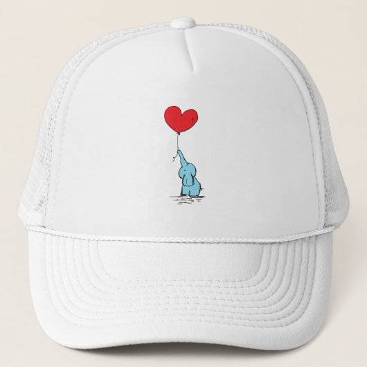 Elephant Trucker Hat - Safari Animal Gift voor kin Trucker Pet (Voorkant)