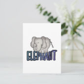 Elephant Tshirts en Gifts Briefkaart (Staand voorkant)