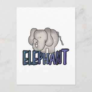 Elephant Tshirts en Gifts Briefkaart