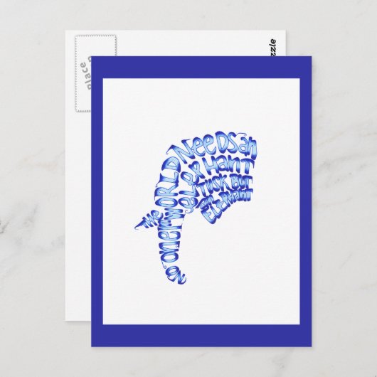 Elephant Tusks Briefkaart (Voorkant / Achterkant)