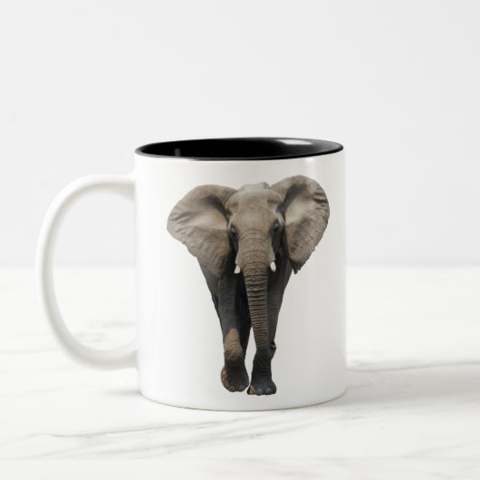 Elephant Tweekleurige Koffiemok (Links)