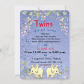 Elephant-uitnodiging Kaart (Voorkant)