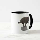 Elephant-uitvoerende truc op doos mok (Voorkant rechts)