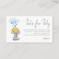 Elephant Umbrella Script Books for Baby shower