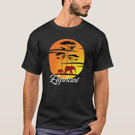 Elephant Unisex T-shirt (Voorkant)